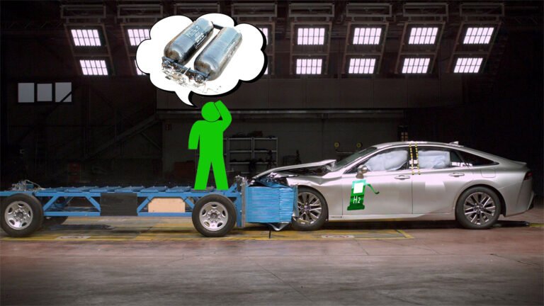 Çarpışma sırasında hidrojen tankına ne olur?