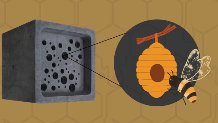 İnşaat tuğlasından arı kovanına…