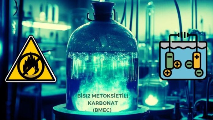 Lityum iyon pillerde termal kaçaklar için yanmaz elektrolit