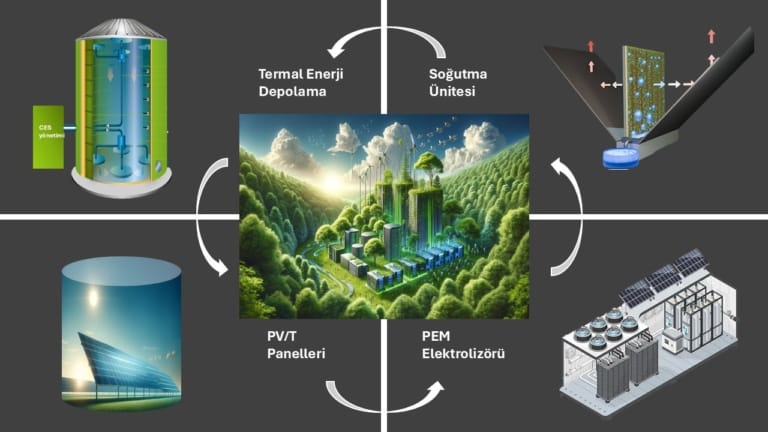 Güneş enerjili çok fonksiyonlu entegre enerji sistemleri