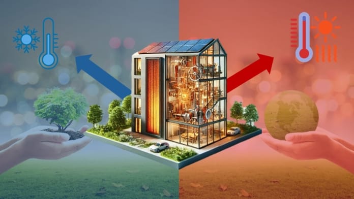 3D akıllı enerji cihazıyla ısıtma ve soğutma renovasyonu