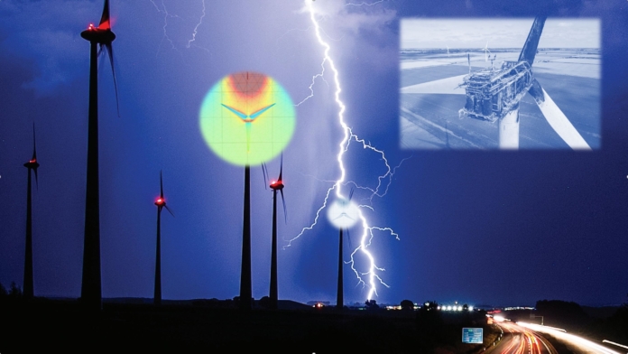 Rüzgar türbinlerini pozitif polariteli yıldırımlardan koruma