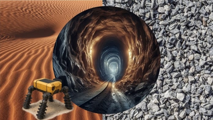 Sürdürülebilir madencilikte arşimet vida aktüatörlü robot