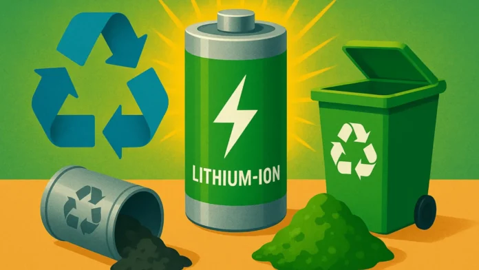 Lityum iyon pillerin geri dönüşümü