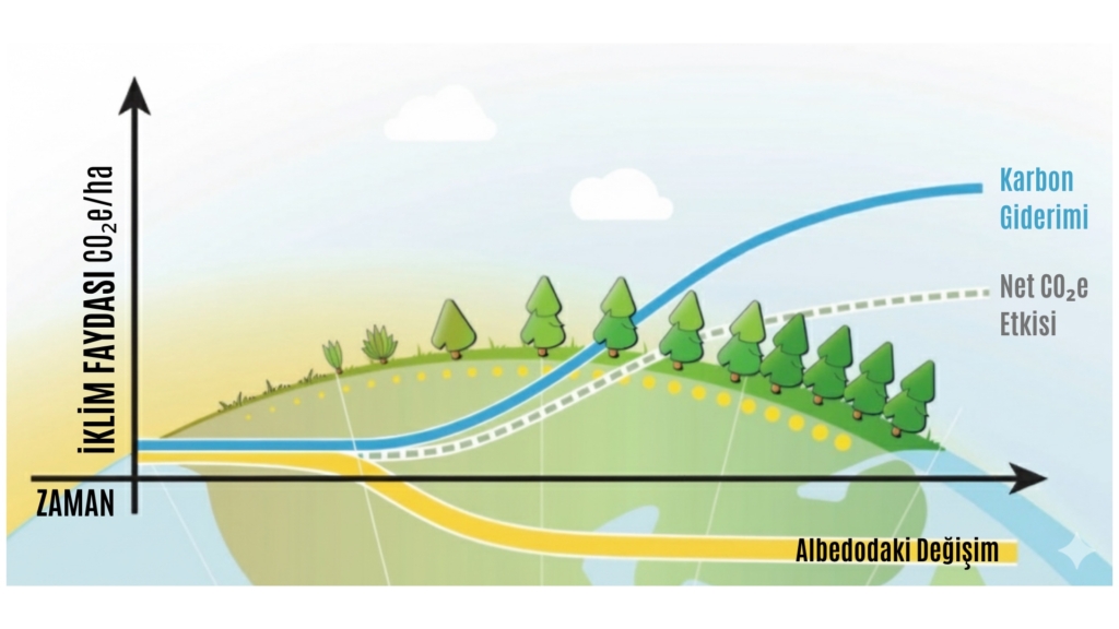 Albedodaki değişimin karbon emisyonuna etkisi