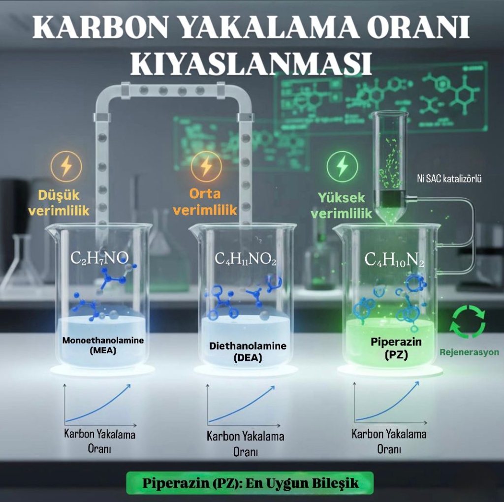 Amin bazlı soğurucuların kıyaslanması